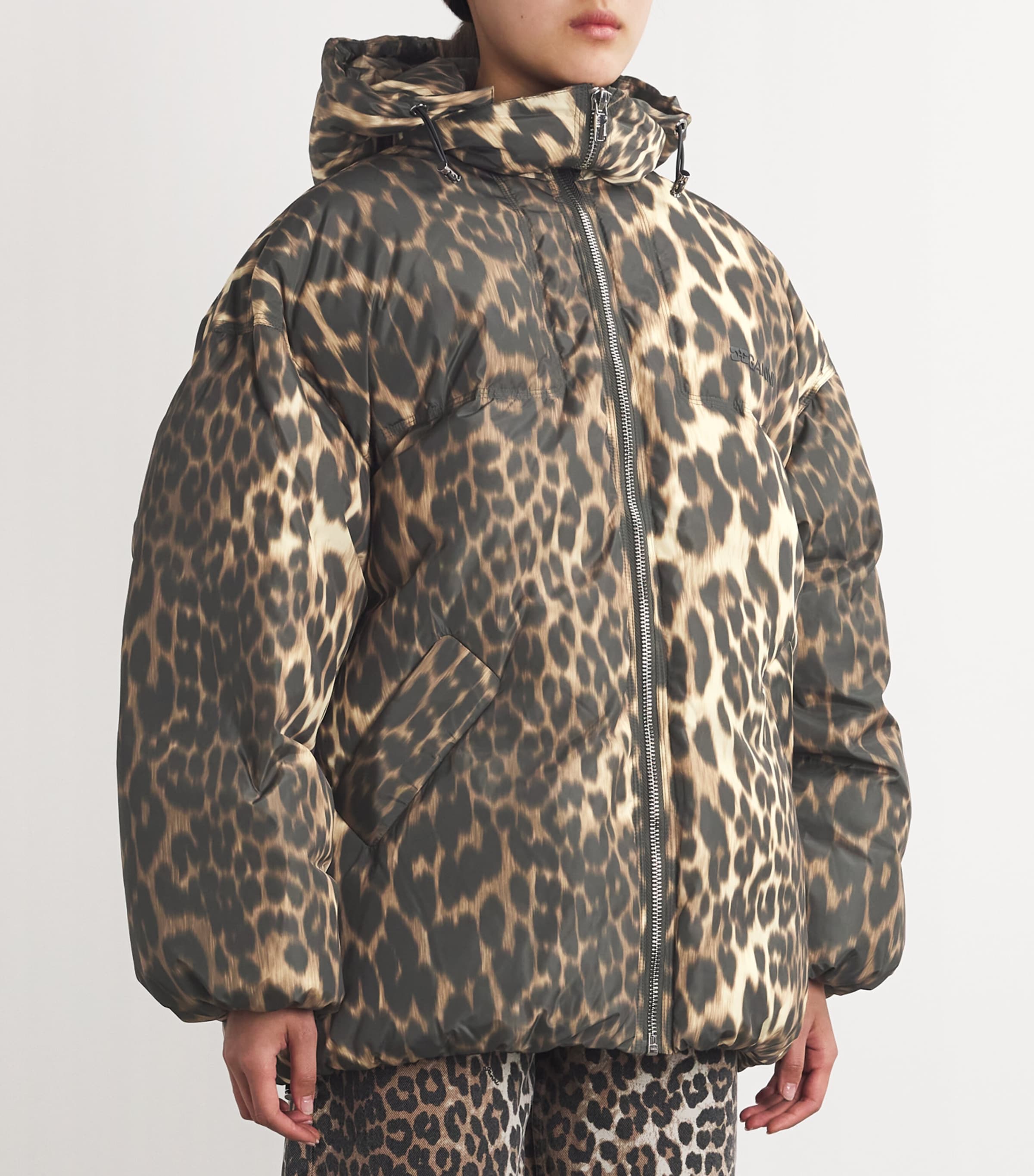 Leopard Puffer Jacket
