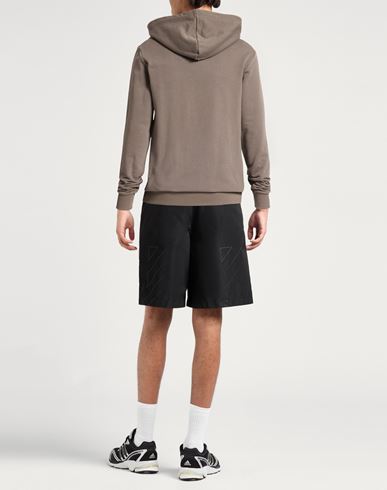 Man Sweatshirt Brown Size L Cotton