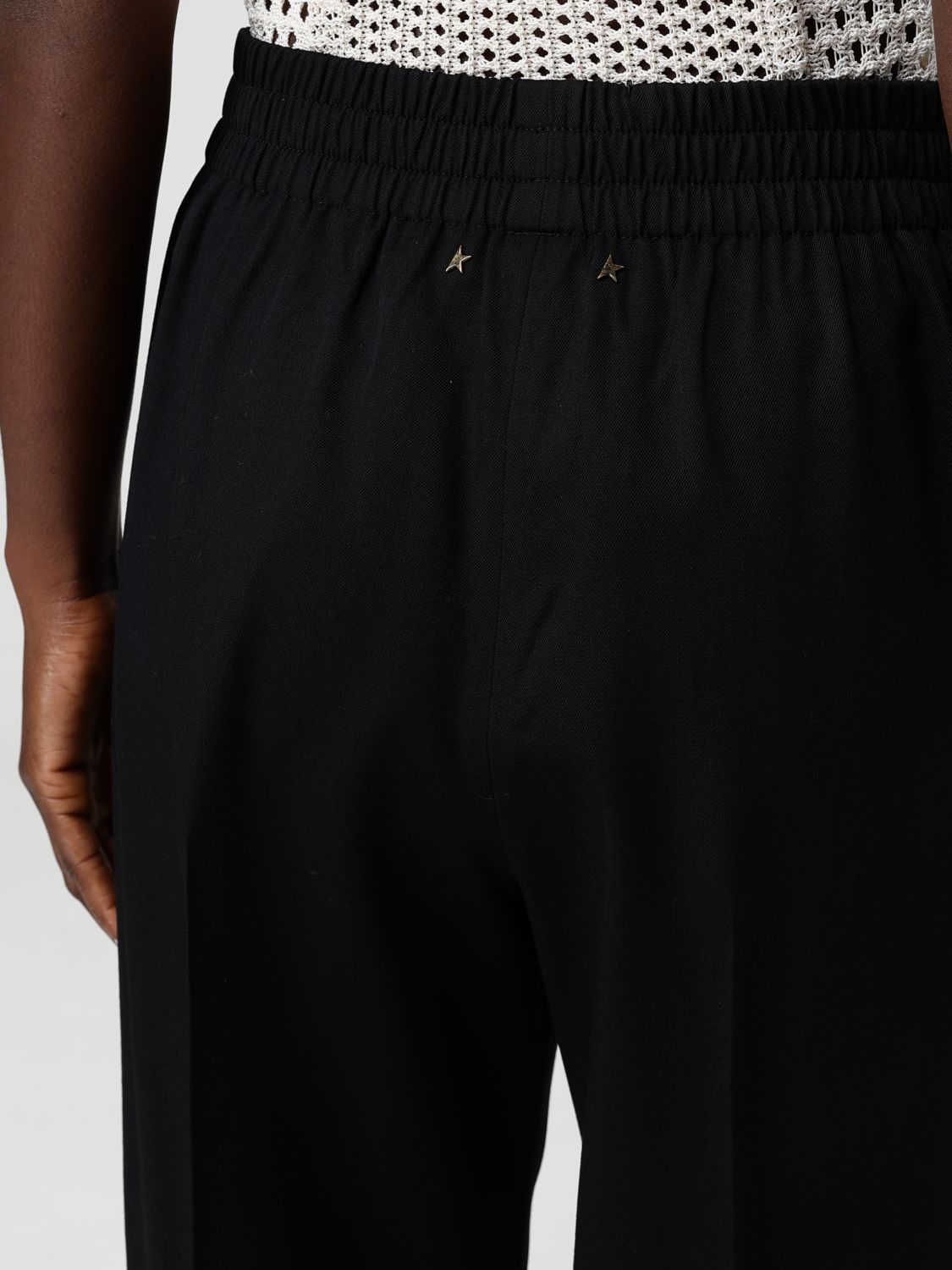 Straight-leg trousers - Black
