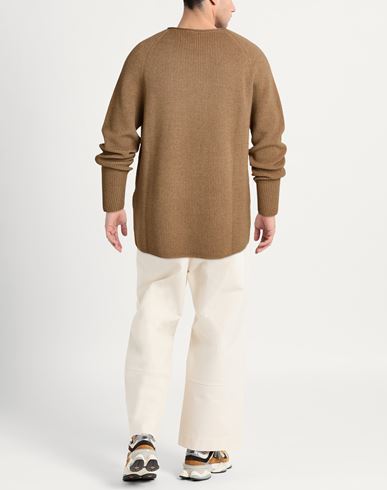 Man Sweater Camel Size 44 Merino Wool