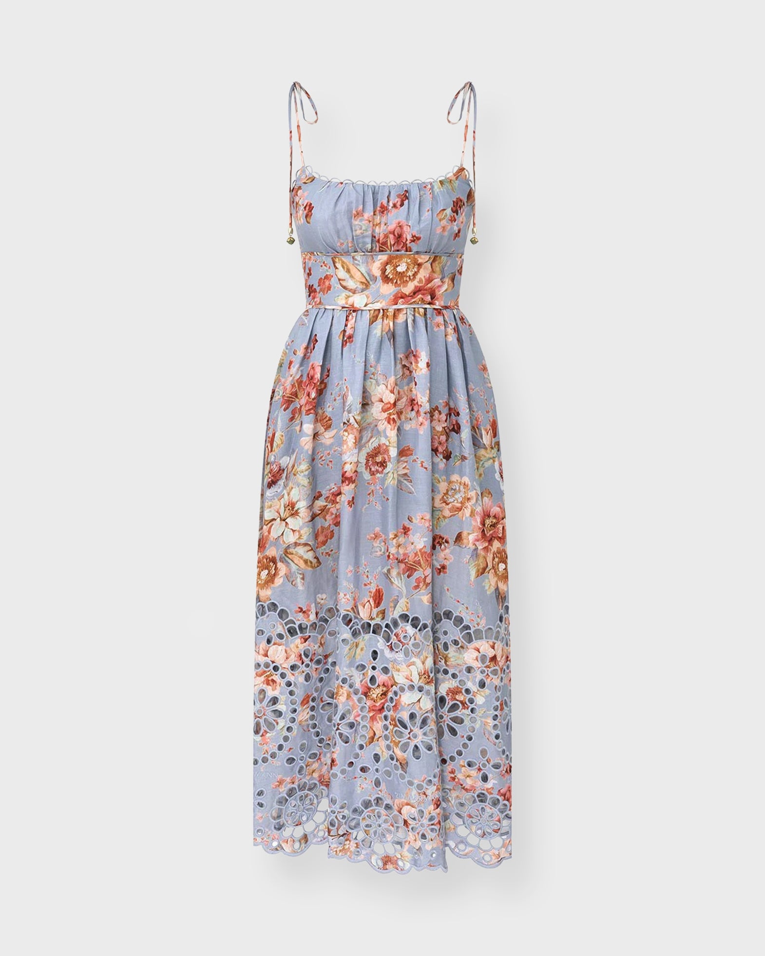 Zimmermann Dress Awaken Picnic Light blue