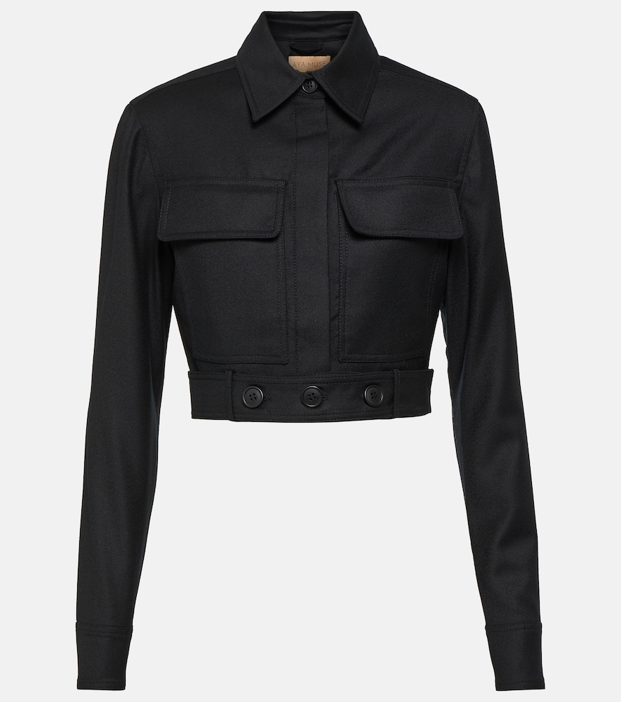 Myca cropped wool jacket