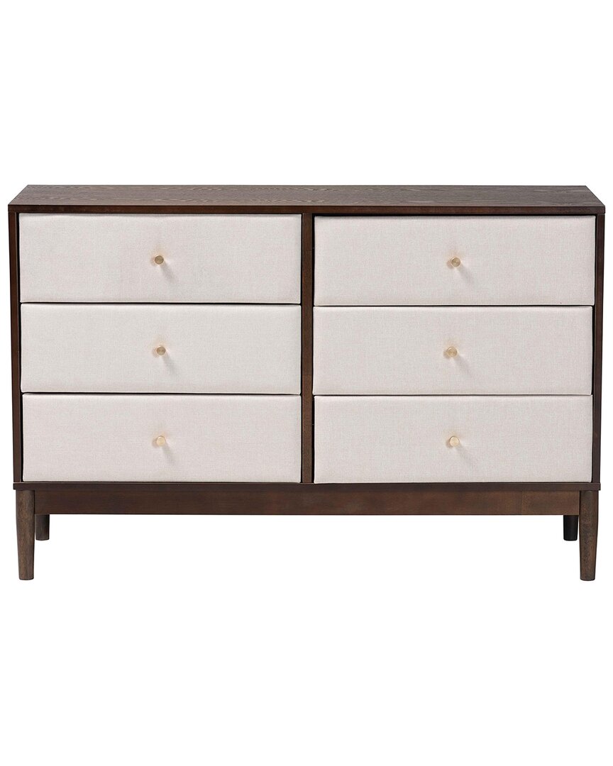 Nikolai Mid-Century 6-Drawer Dresser