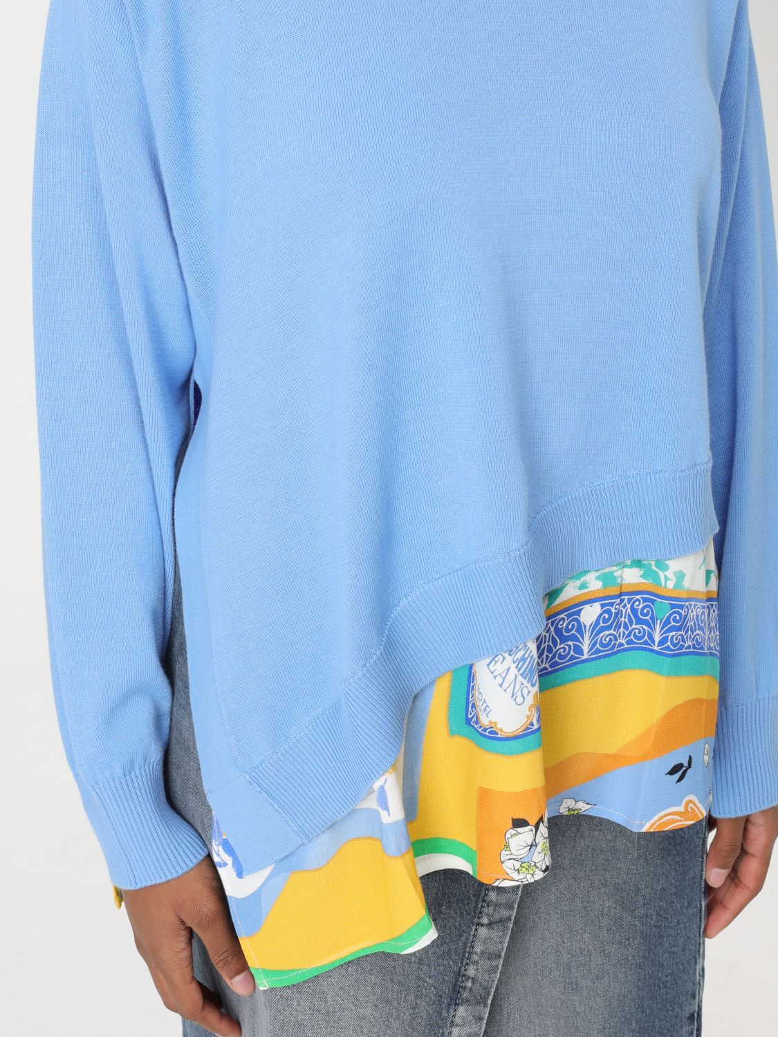 Sweater Woman color Gnawed Blue