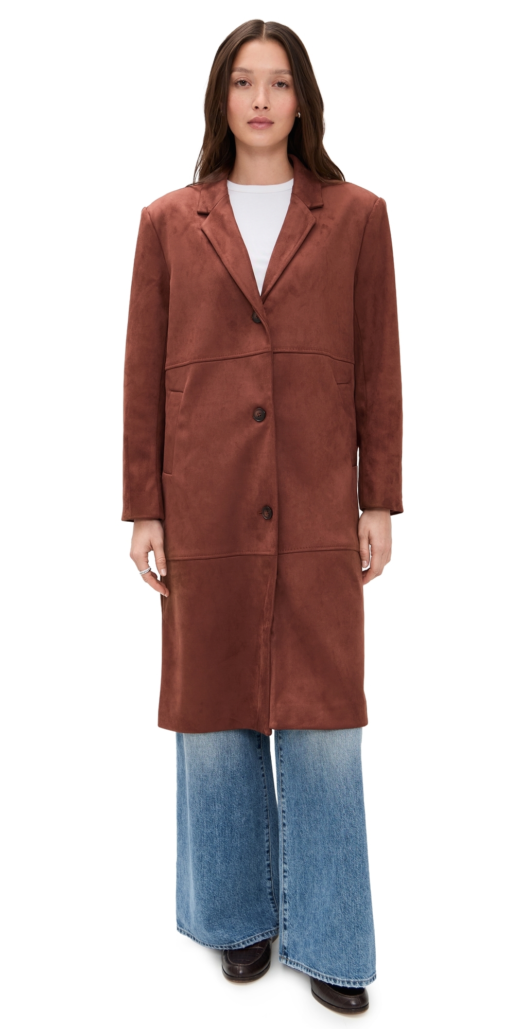 Maisie Faux Suede Jacket Cappucino