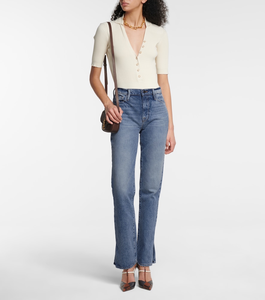 Le Drew high-rise straight jeans