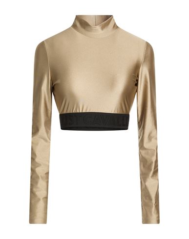 Woman Top Khaki Size 2 Polyamide, Elastane