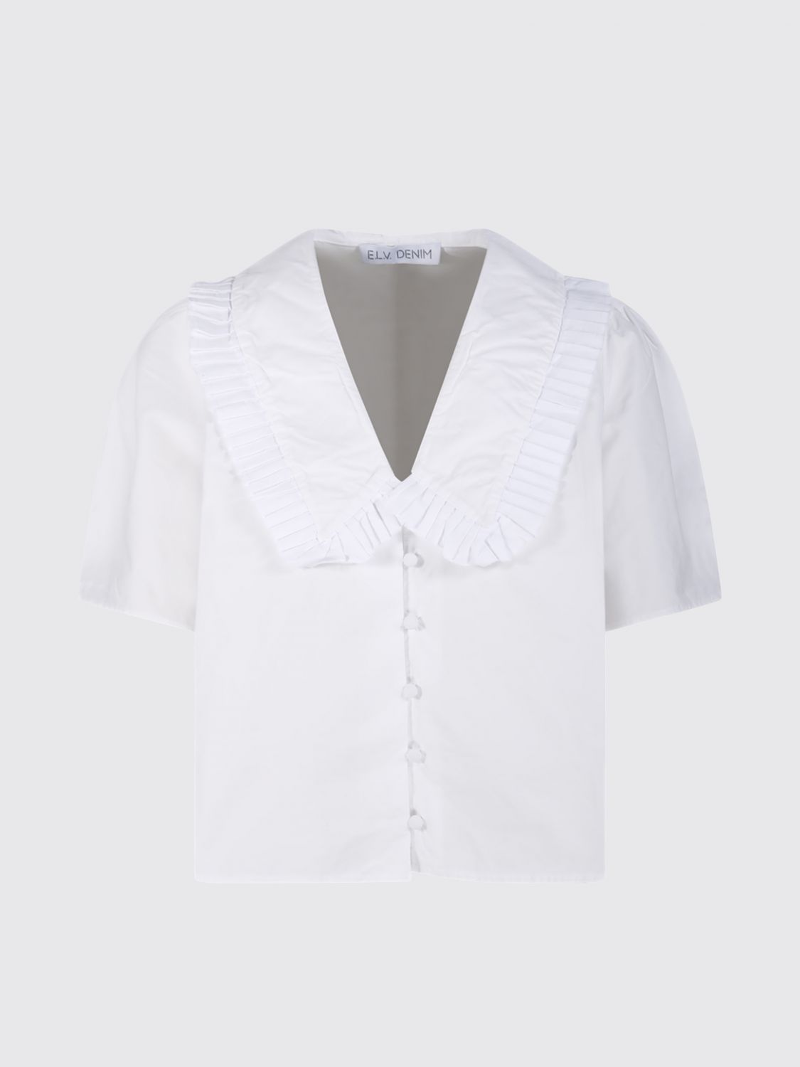E. L.V. DENIM Shirt Woman color White