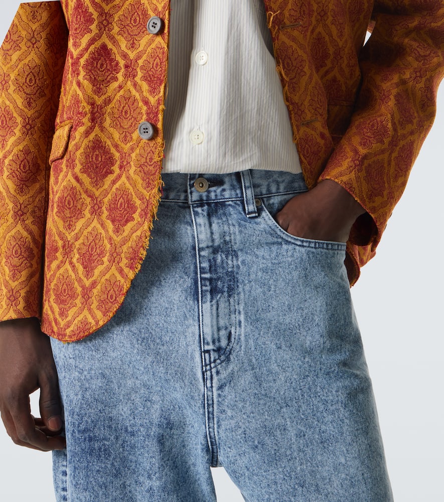 High-rise flared jeans
