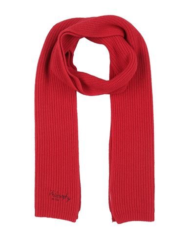 Kid Boy Scarf Red Size 12 Wool, Viscose, Polyamide, Cashmere