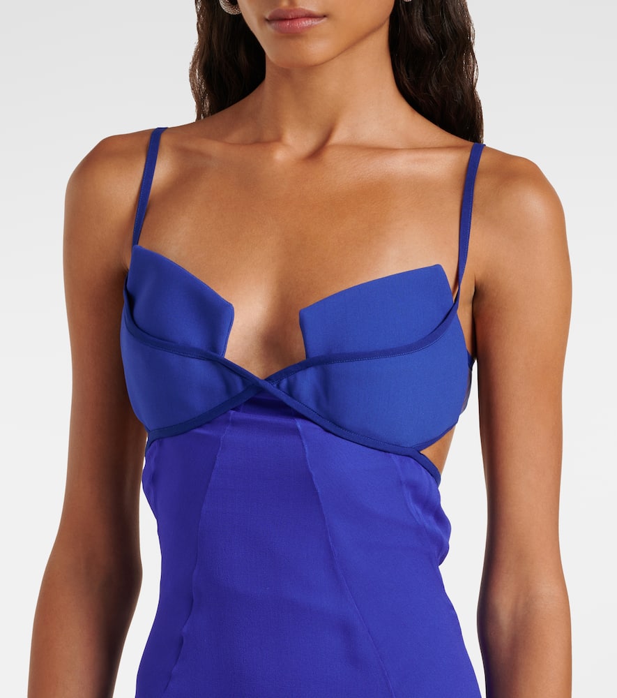 Silk minidress
