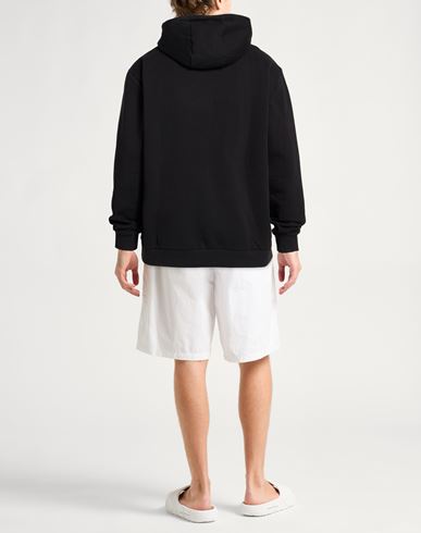 Man Sweatshirt Black Size 3XL Cotton, Polyester, Elastane