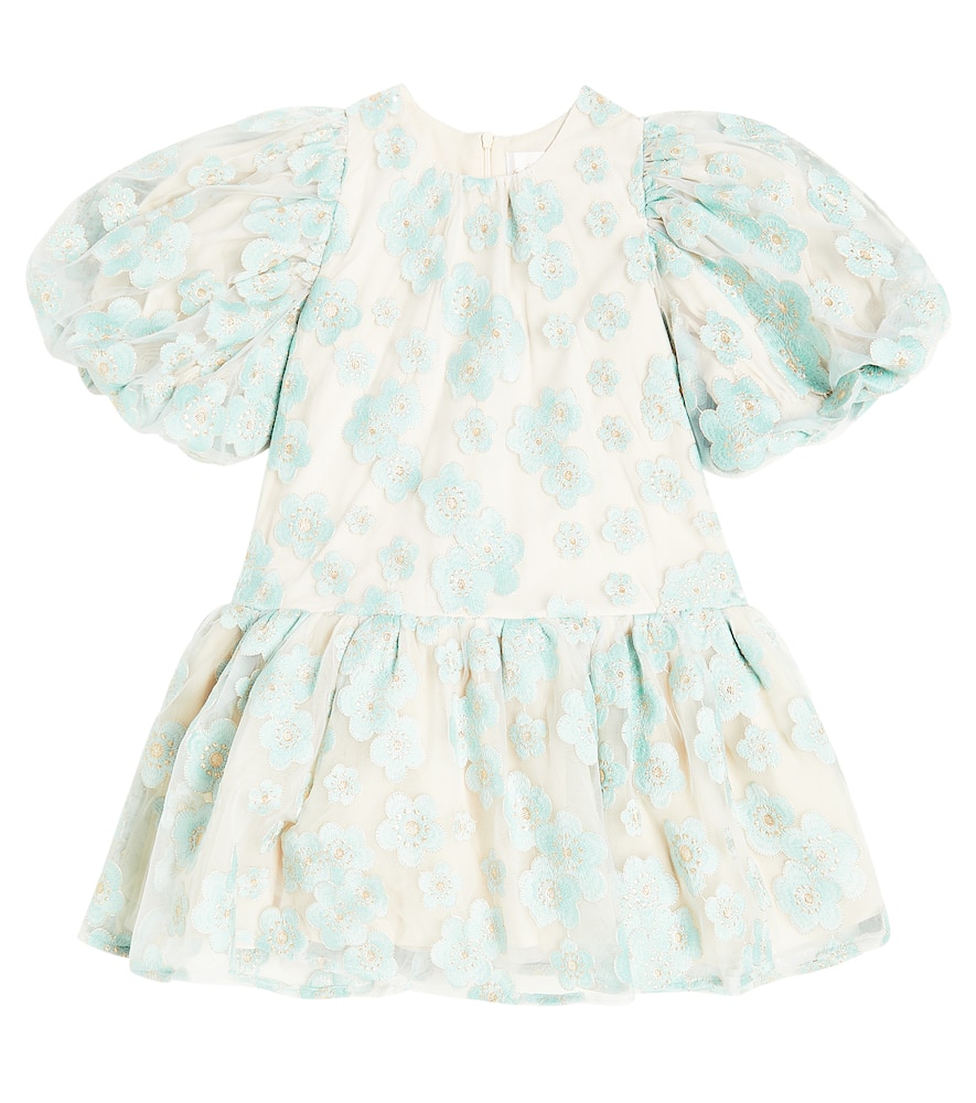 Petite Amalie Embroidered tulle dress