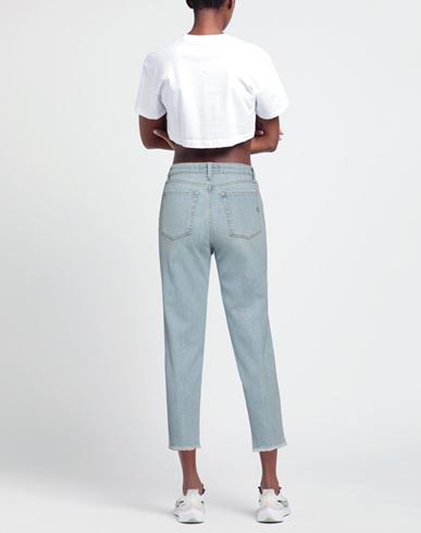 Woman Jeans Blue Size 25 Cotton, Elastane