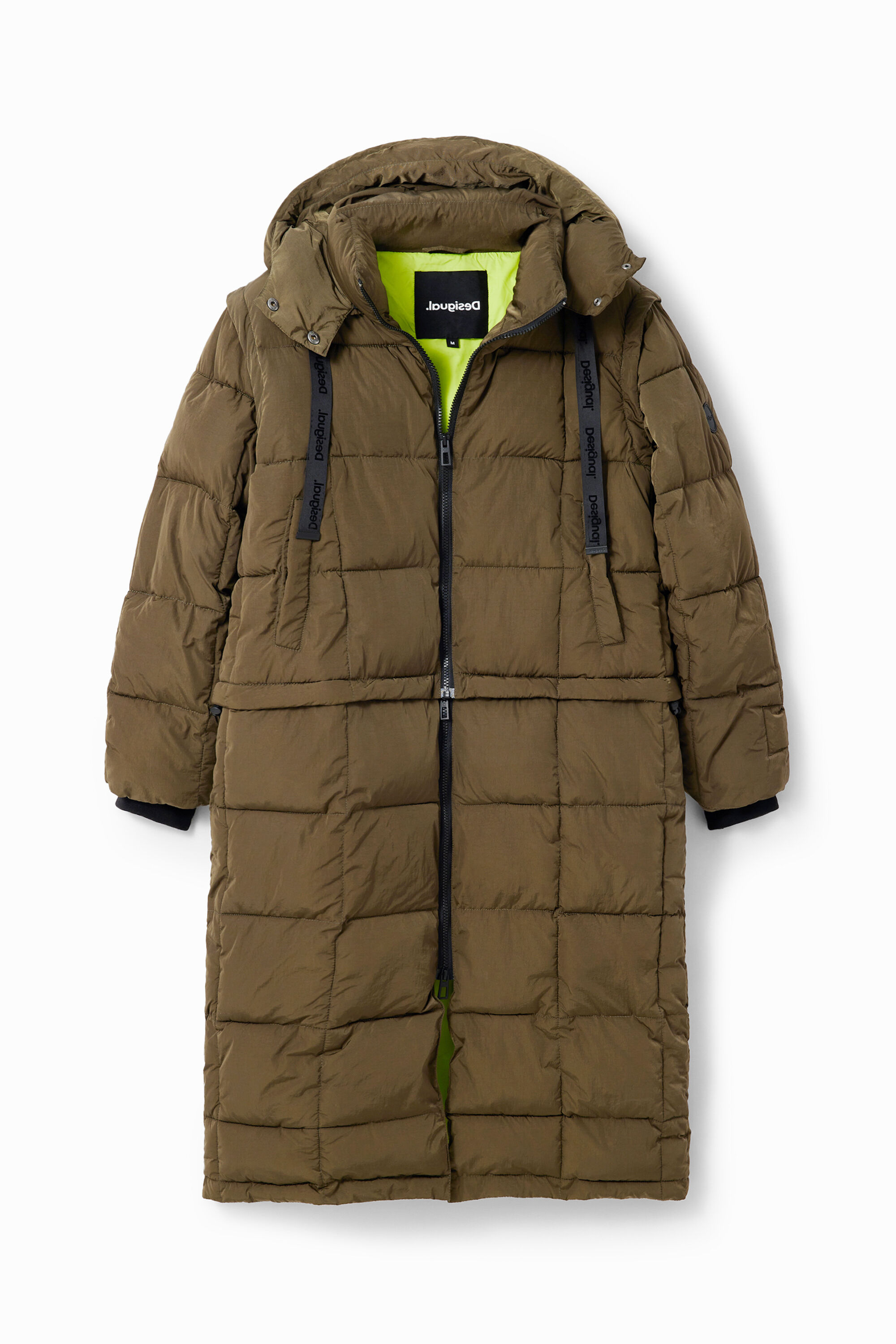 Detachable padded coat