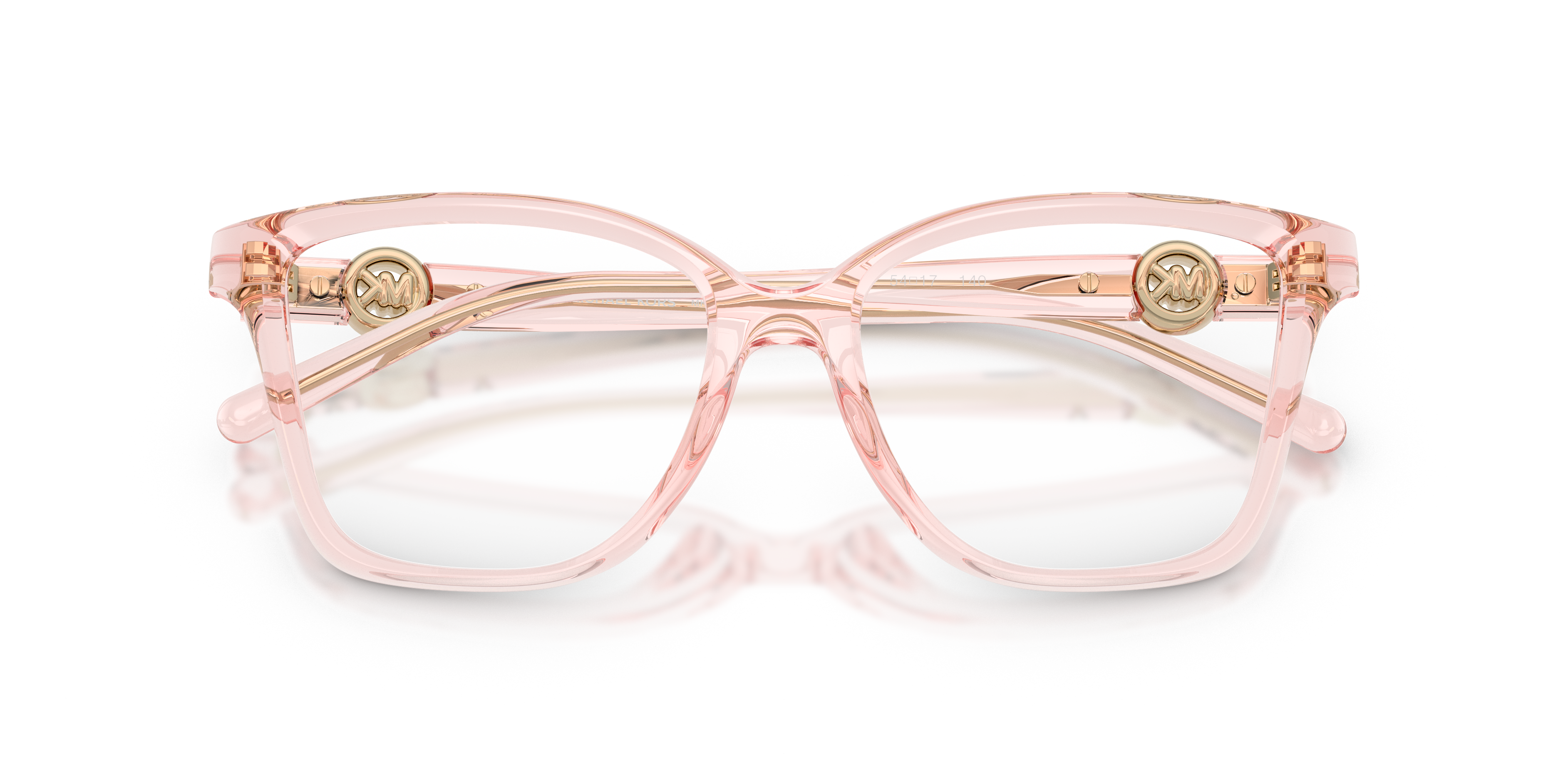 Michael Kors Mujer Michael Kors MK4180U KOBE 3901 Monturas ópticas Inyectado Rosa Transparente Cuadrada Norma