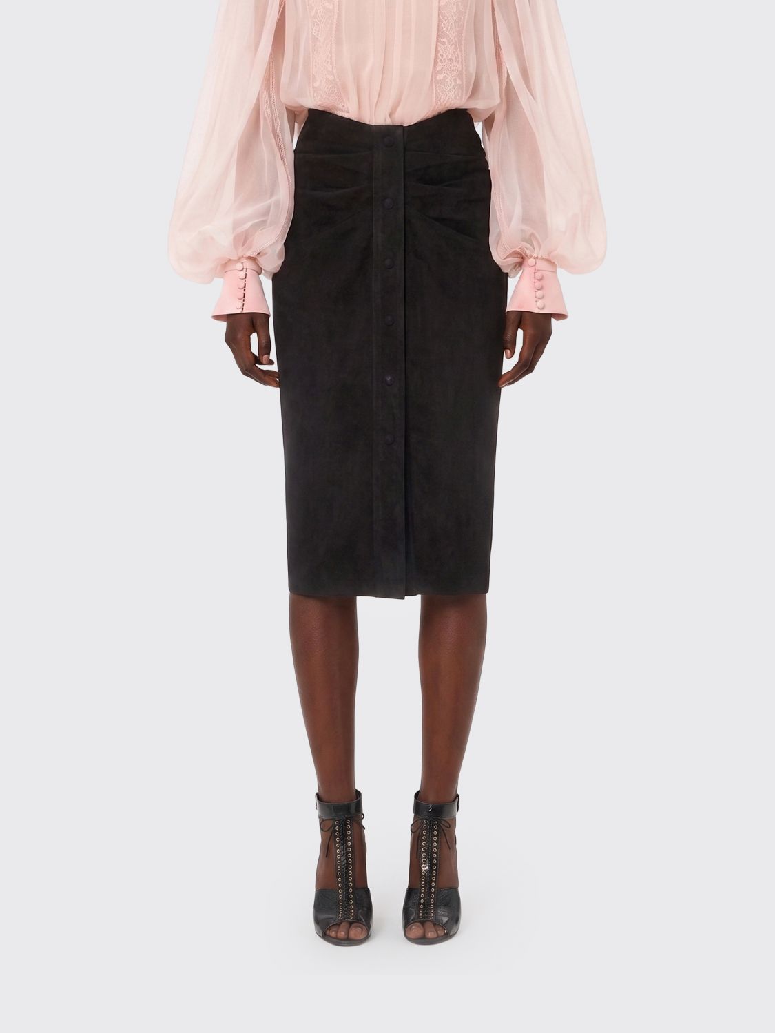 Skirt Woman color Black
