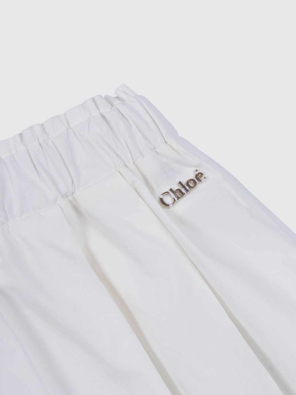 CHLOÉ Pants Kids color White