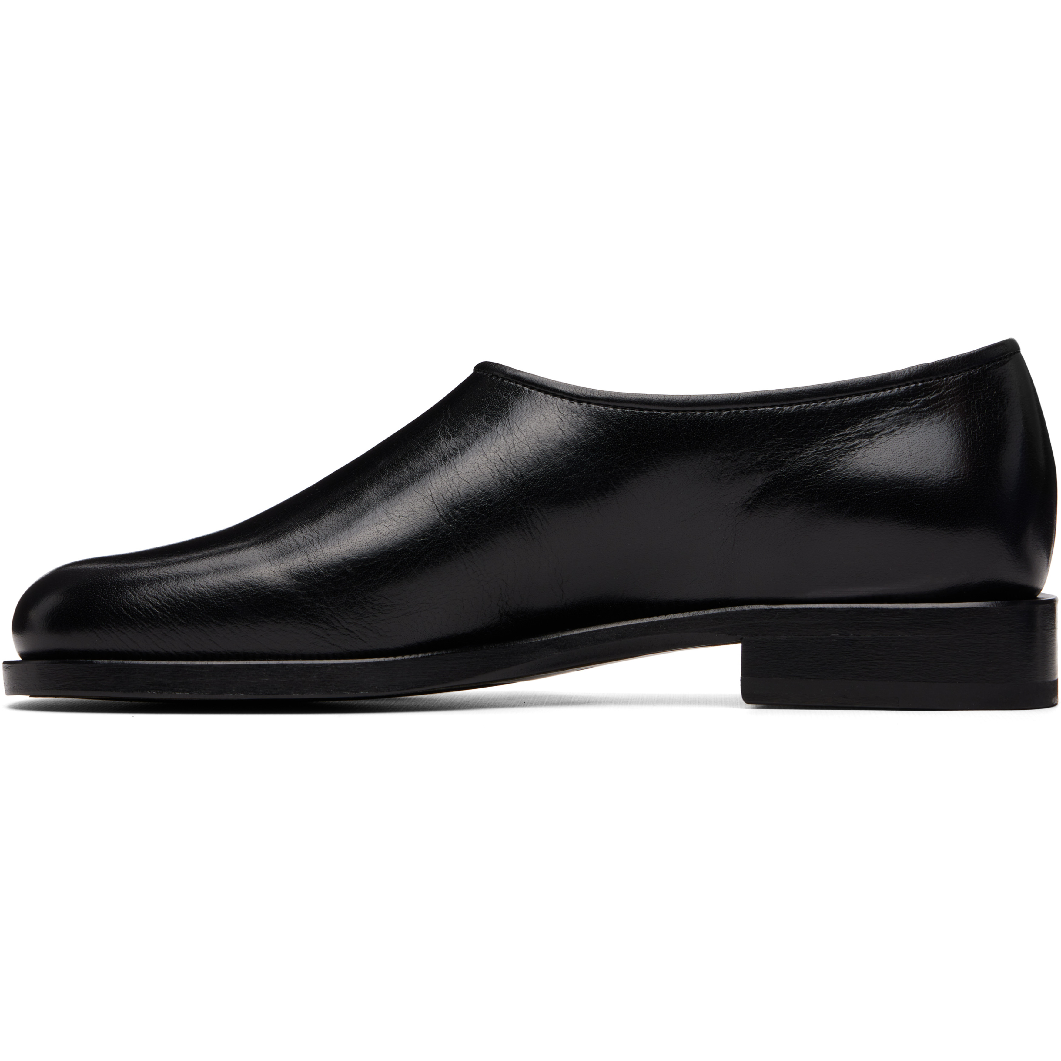 Black Anatomic Slip On Loafers