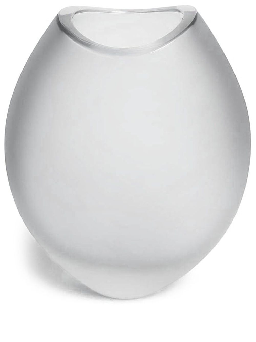 Swing glass vase - White