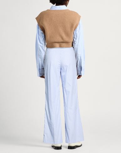 Woman Pants Sky blue Size 2 Cotton