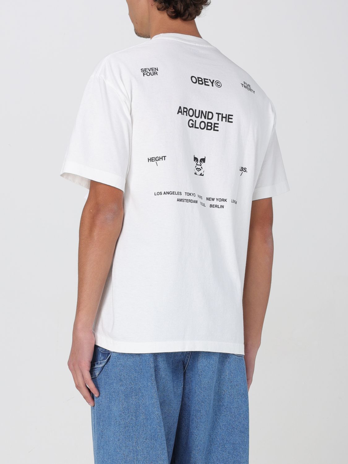 T-Shirt OBEY Men color White