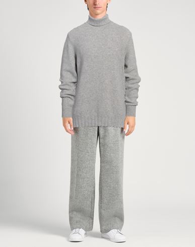L. b.m. 1911 Man Turtleneck Light grey Size 46 Virgin Wool, Polyamide