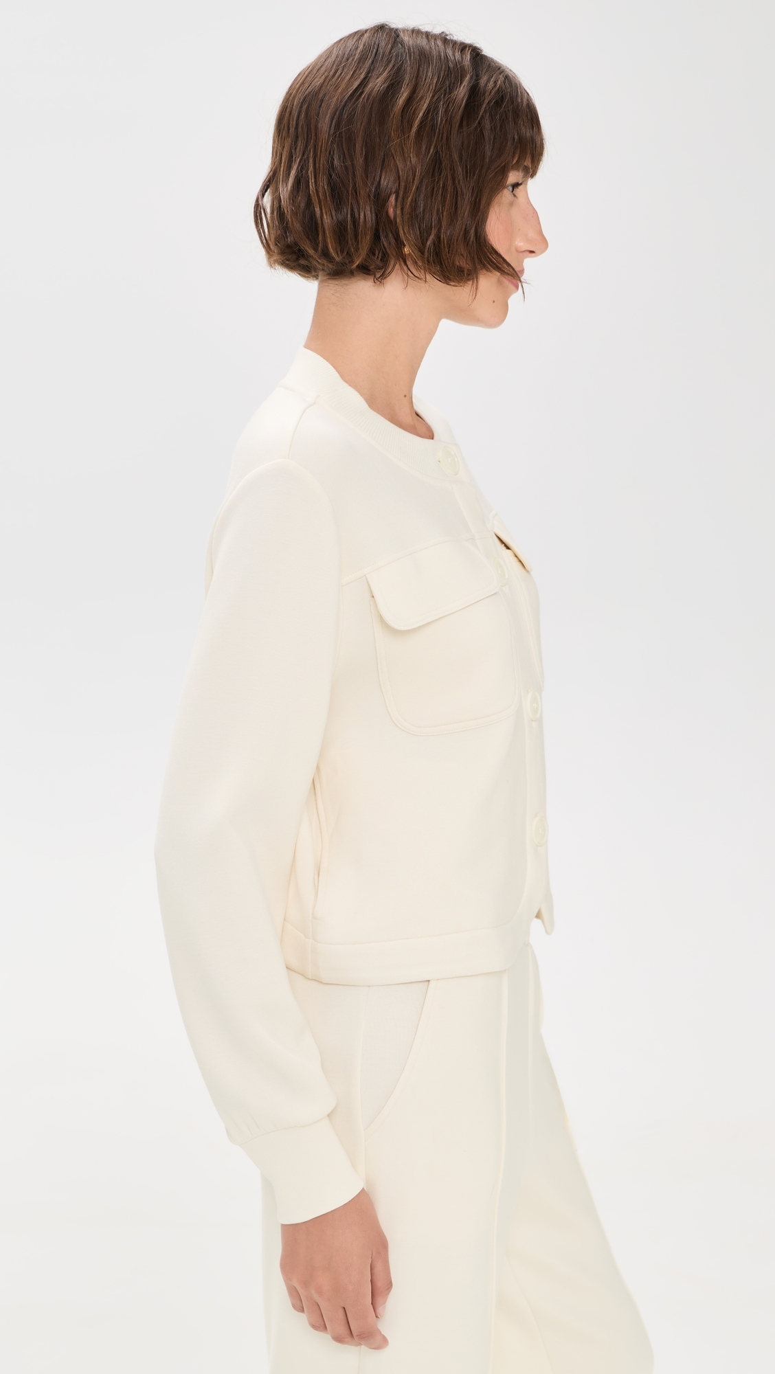 Hartwell Button Through Sweat Jacket Pristine