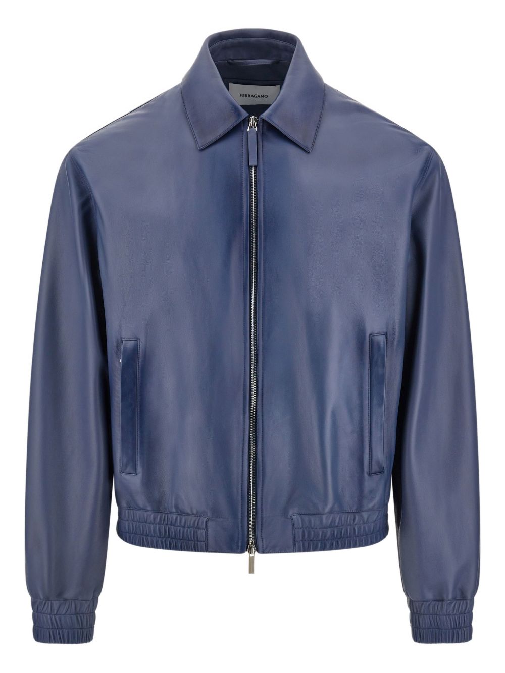 Leather jacket - Blue