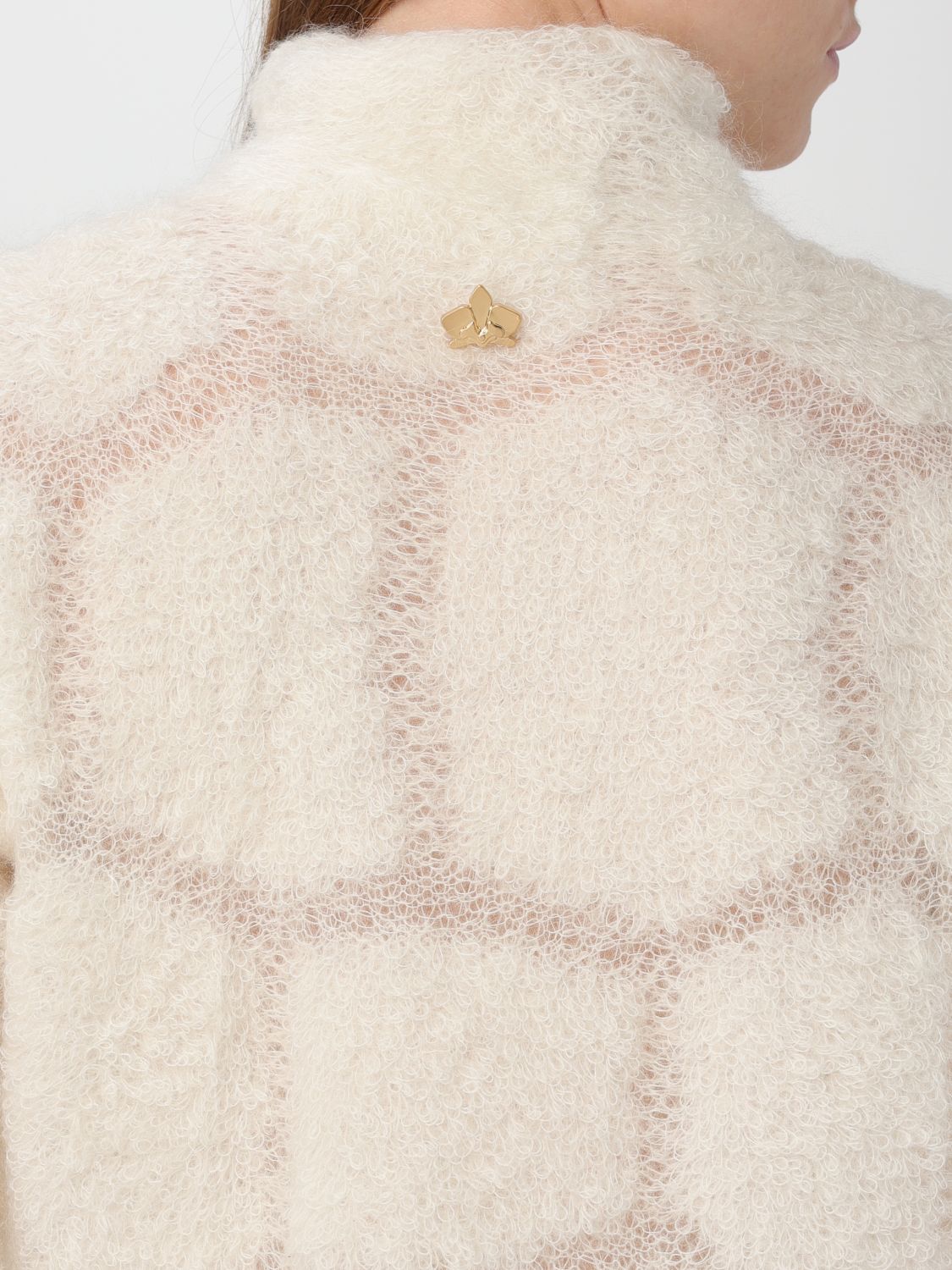 Chunky-knit jumper - White