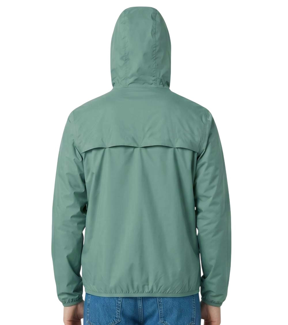 Green Logo Hood Jacket