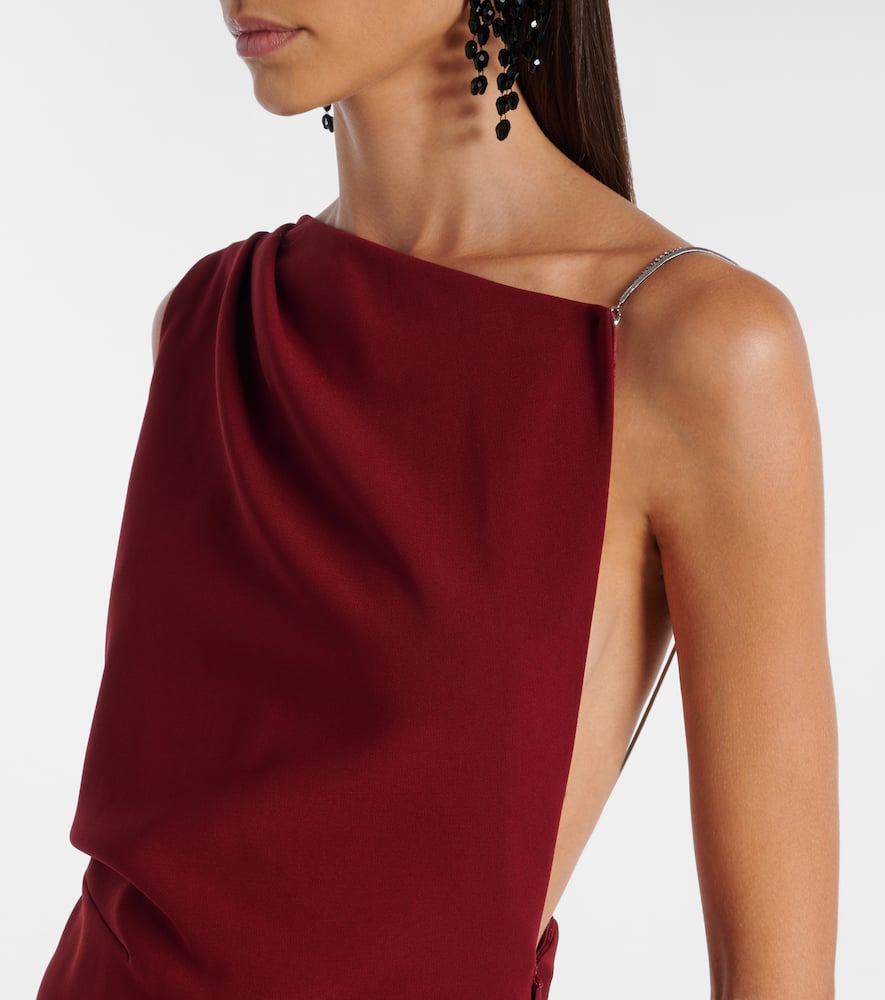 Draped maxi dress