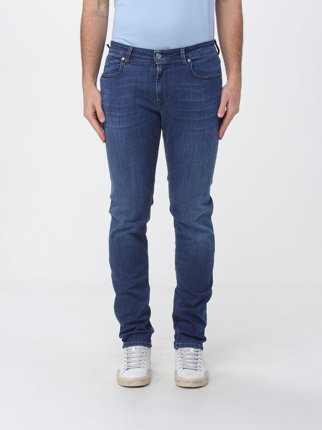 Jeans Men color Blue
