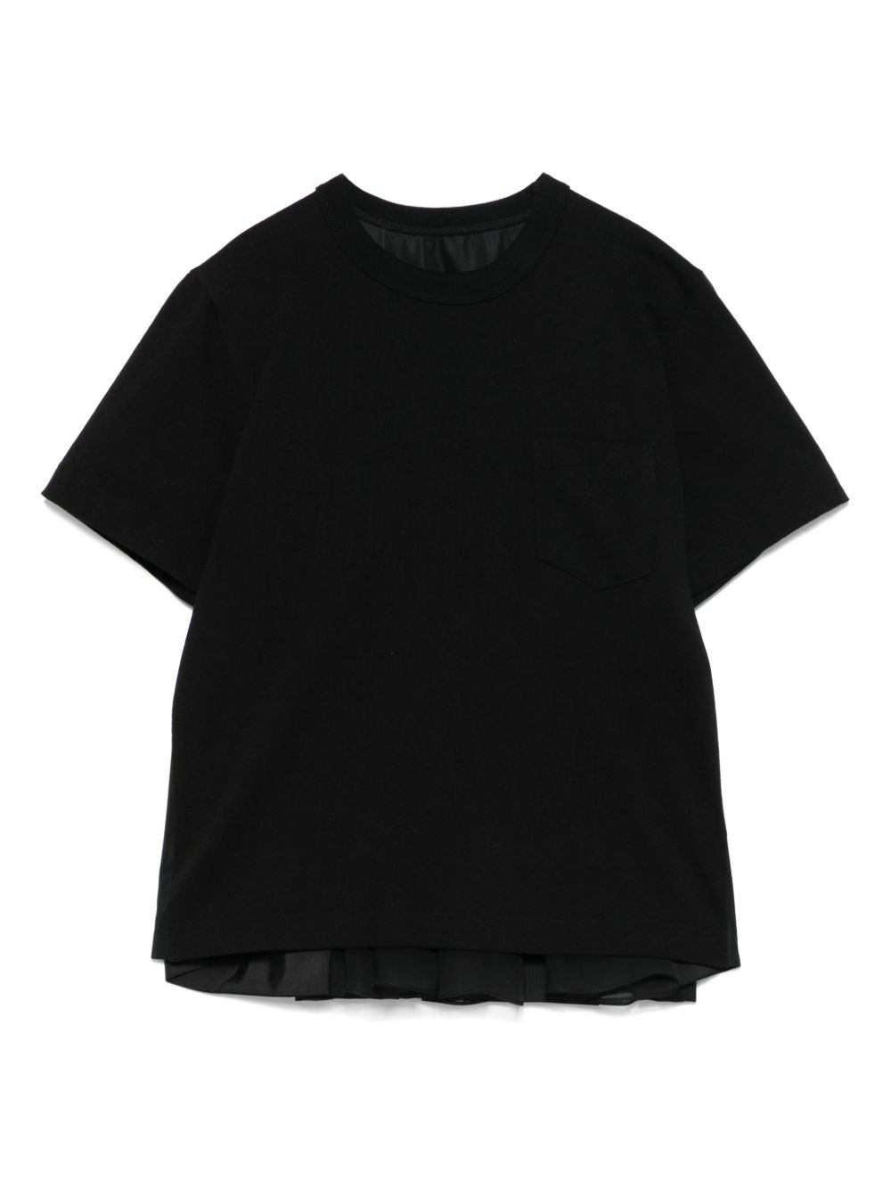 Panelled T-shirt - Black