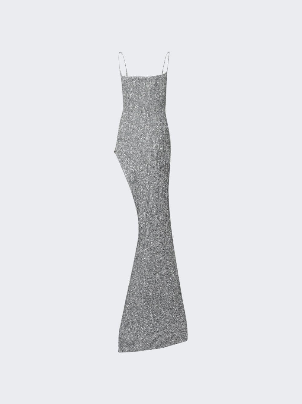 Mila Lurex Gown Silver