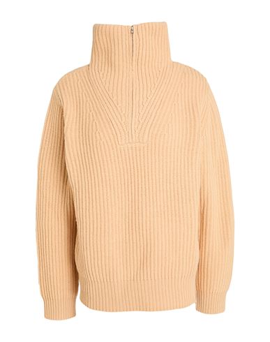 Woman Turtleneck Camel Size M Wool