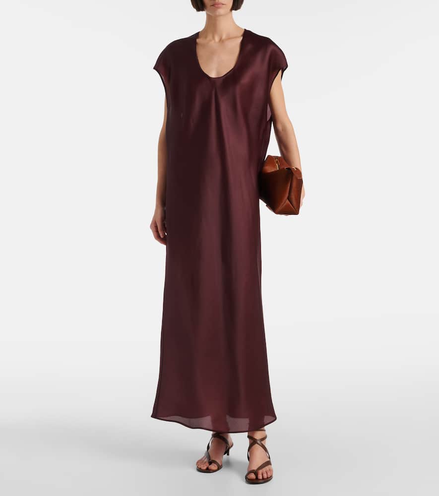 Darby silk maxi dress