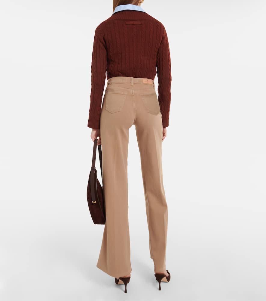 Lotta high-rise wide-leg jeans