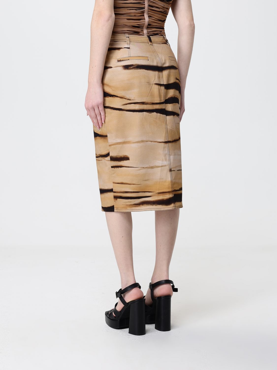 Skirt Woman color Camel