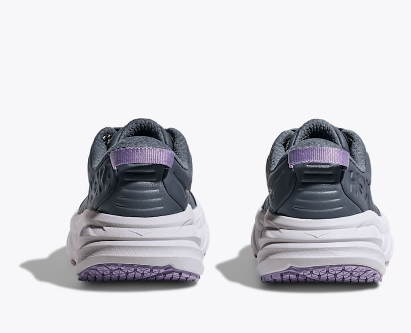HOKA Women's Bondi SR Shoes in Faded Navy/Berry Patch