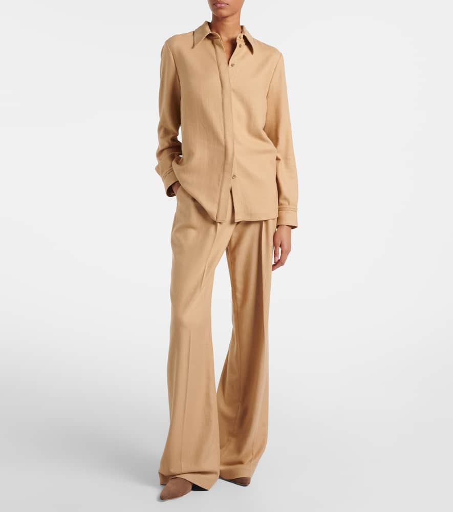 Cruz cashmere and silk shirt