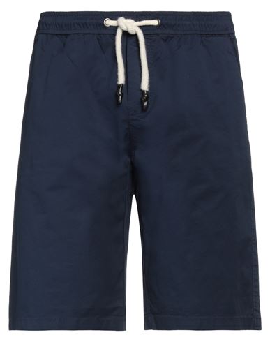 Man Shorts & Bermuda Shorts Midnight blue Size 30 Cotton, Elastane