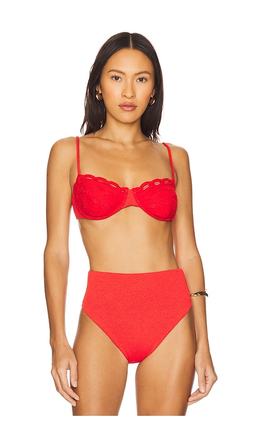 Vix Swimwear Naya Nissi Top in Red. -  XL also in L