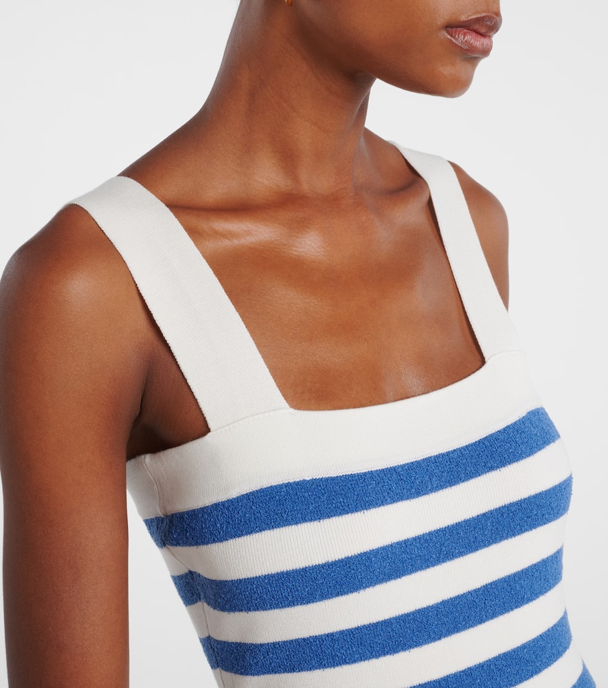 Ari striped knitted maxi dress