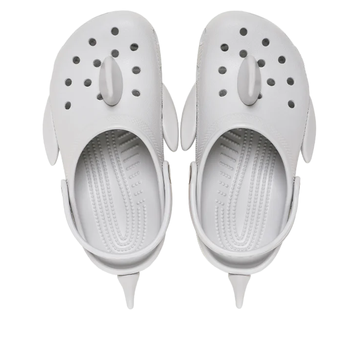 (GS) Classic I AM Shark Clogs 'Grey'