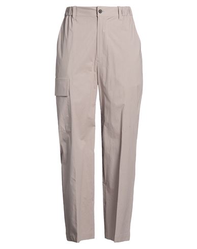 Woman Pants Grey Size 8 Cotton, Elastane