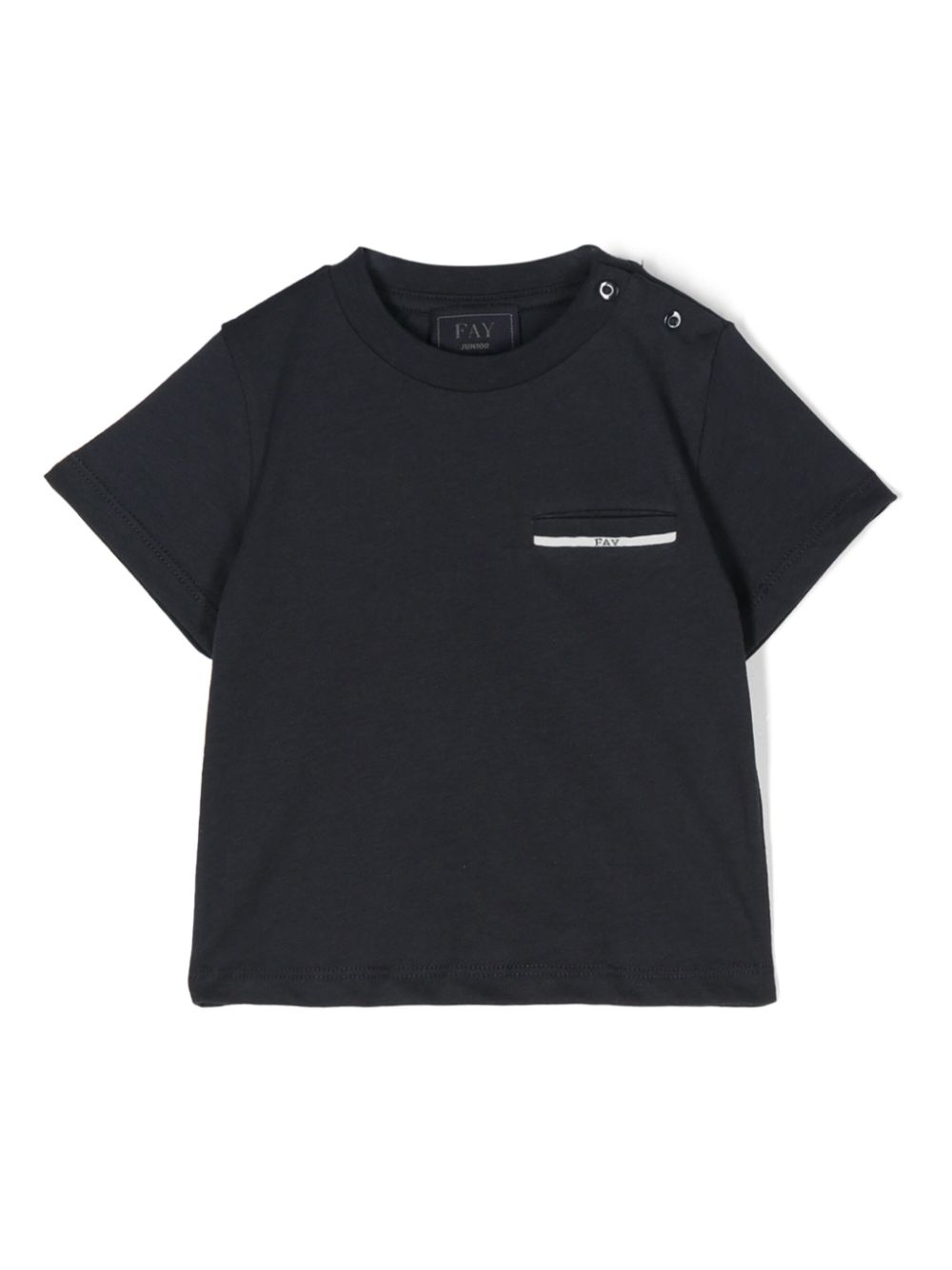 Pocket-detailed cotton T-shirt - White