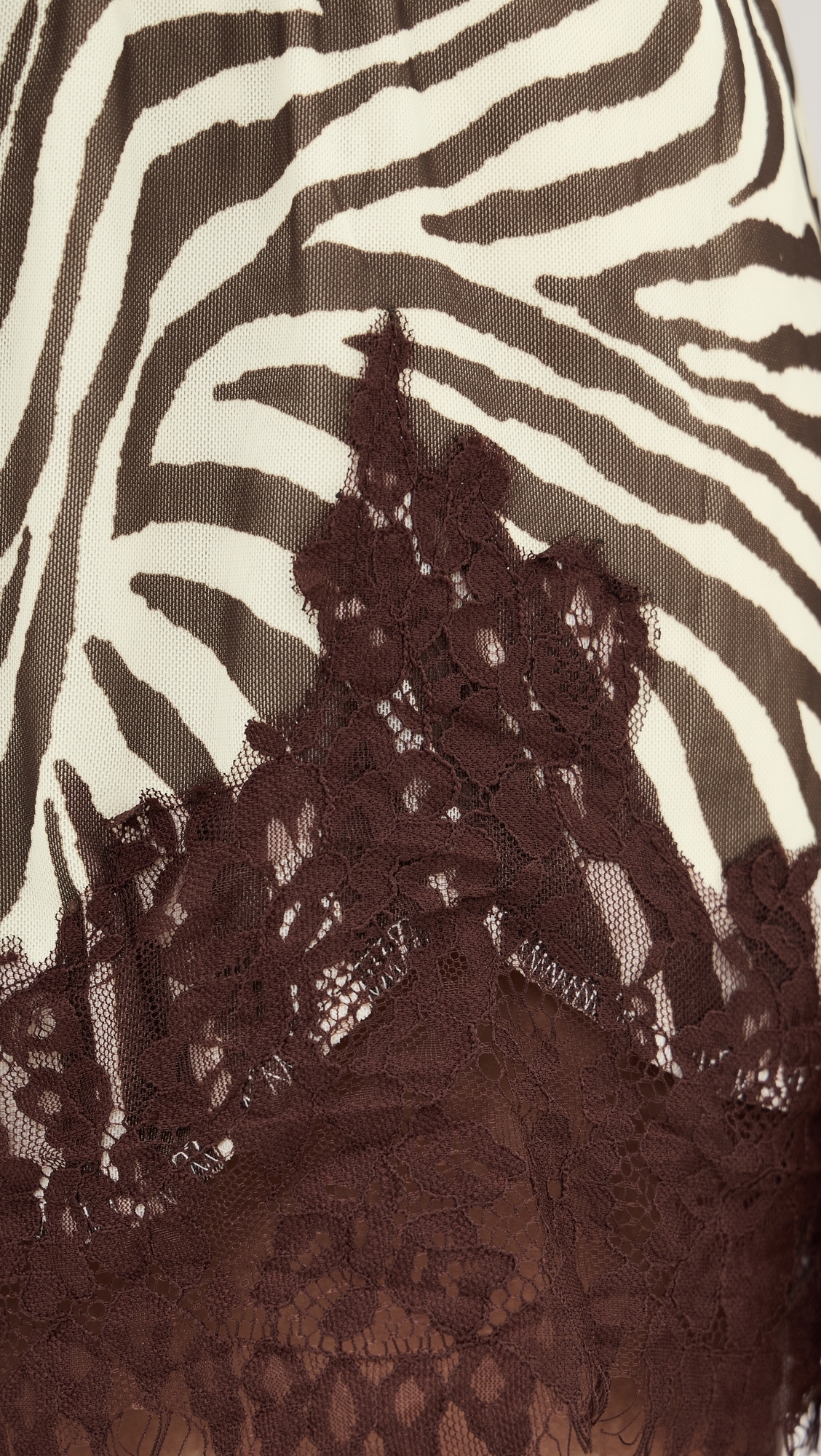Zebra Shorts Cream/Brown