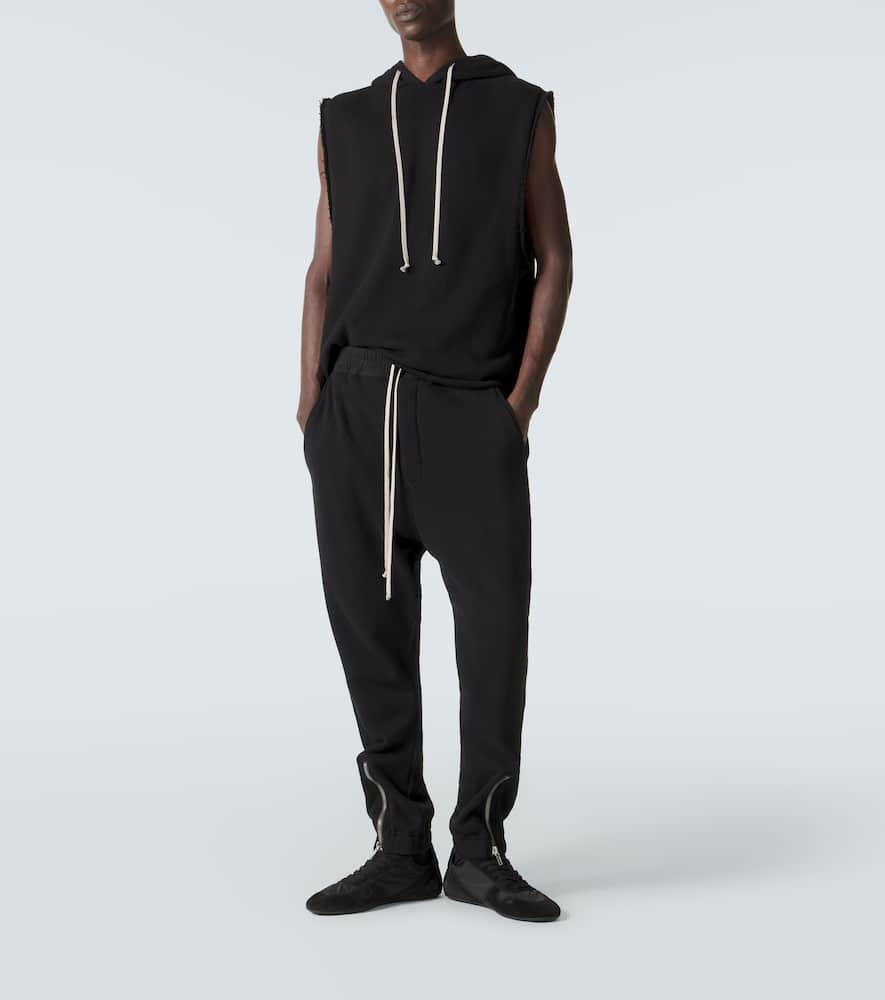 Tecuatl cotton jersey terry sweatpants