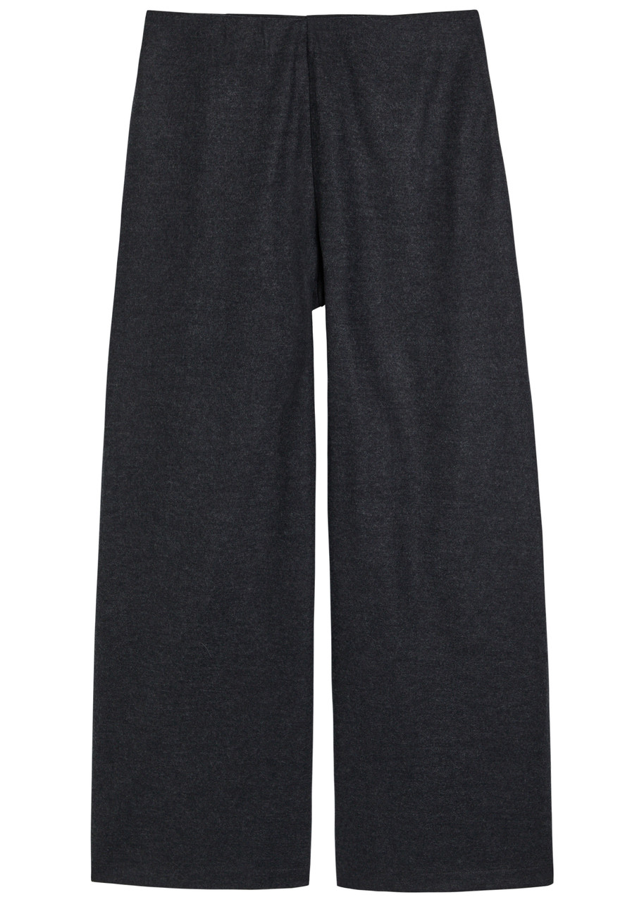 Wide-leg Wool Trousers